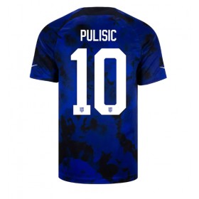 Förenta staterna Christian Pulisic #10 Borta Kläder VM 2022 Kortärmad